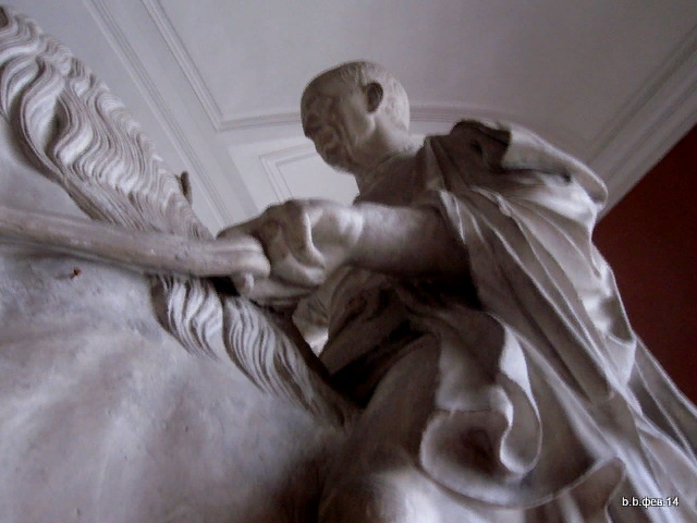 Конная статуя консула Бальба. Гипсовая отливка