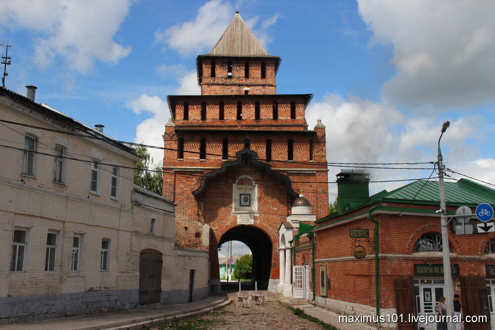 Фото кремля в коломне