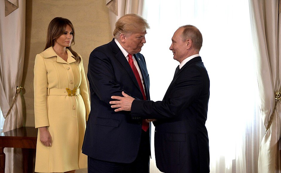 Встреча Д. Трампа и В.В. Путина в Хельсинки 16 июля 2018 года. http://www.kremlin.ru/events/president/news/58014