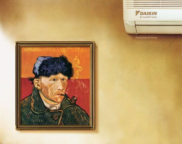 Винсент Ван Гог "Автопортрет с перевязанным ухом и трубкой", 1889