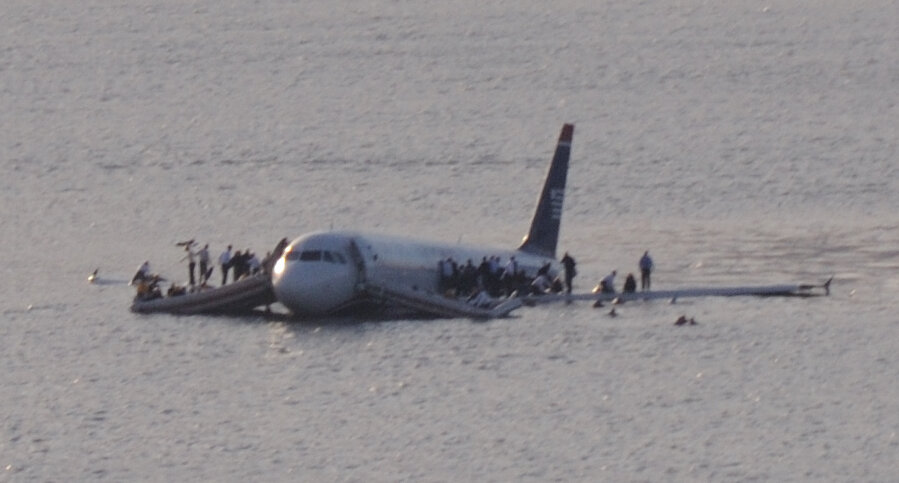 A320 на Гудзоне. Фото: thepeople.co