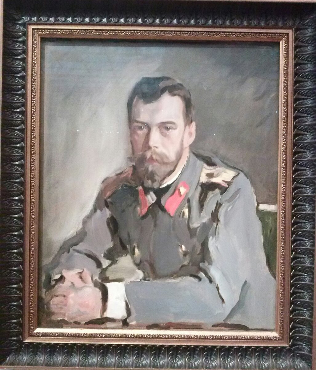 Серов портрет Николая 2 в тужурке