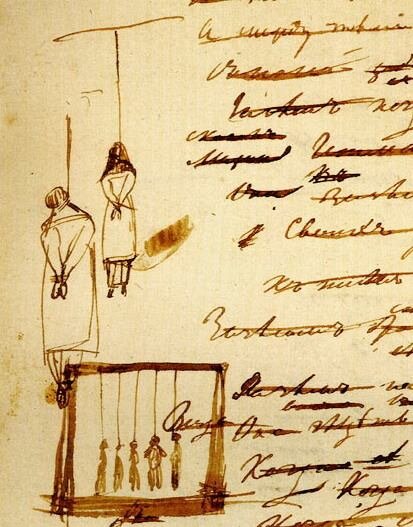 Черновик рисунка картины