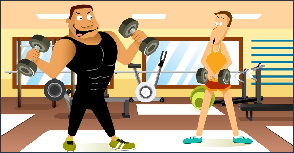 "Яндекс Картинки" по запросу "фитнес карикатуры"