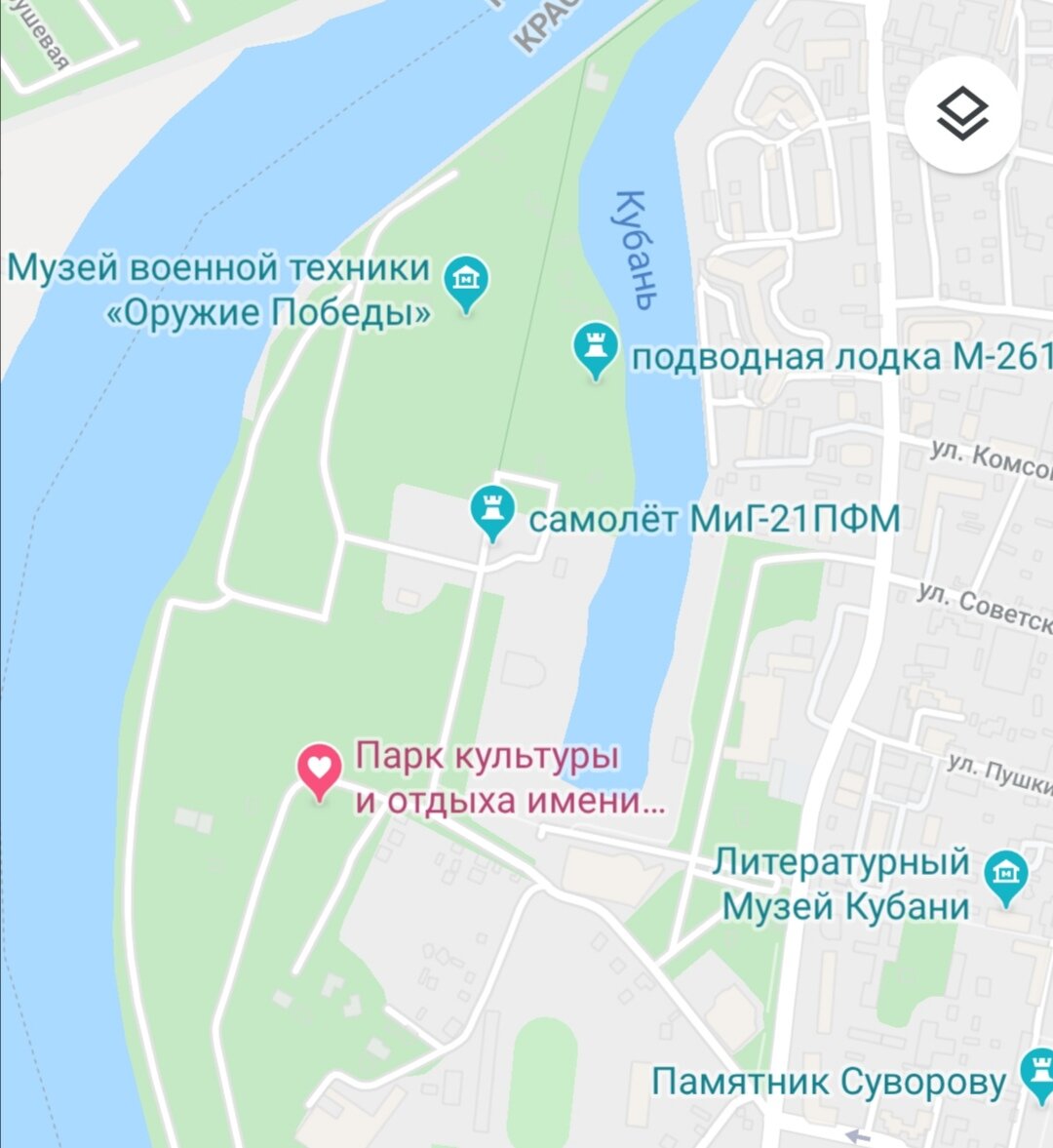 Парк краснодар схема парка