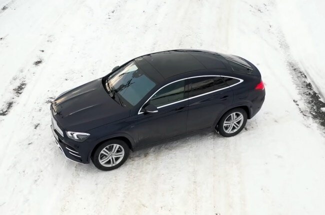 Mercedes-Benz GLE Coupe вид сверху