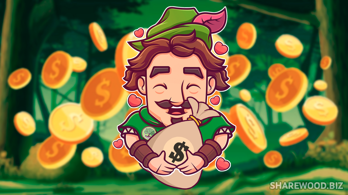 Sharewood. Рантье картинки. SHAREWOOD logo. Лесные Рантье.