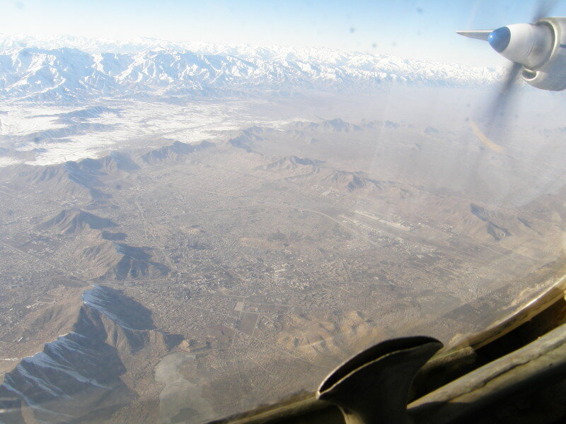 фото Е. Семенова Над городом Кабулом