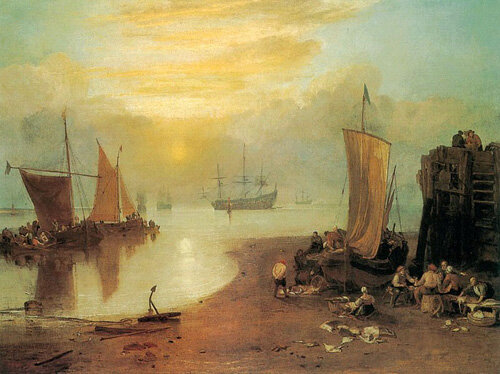   "Восход солнца в тумане"