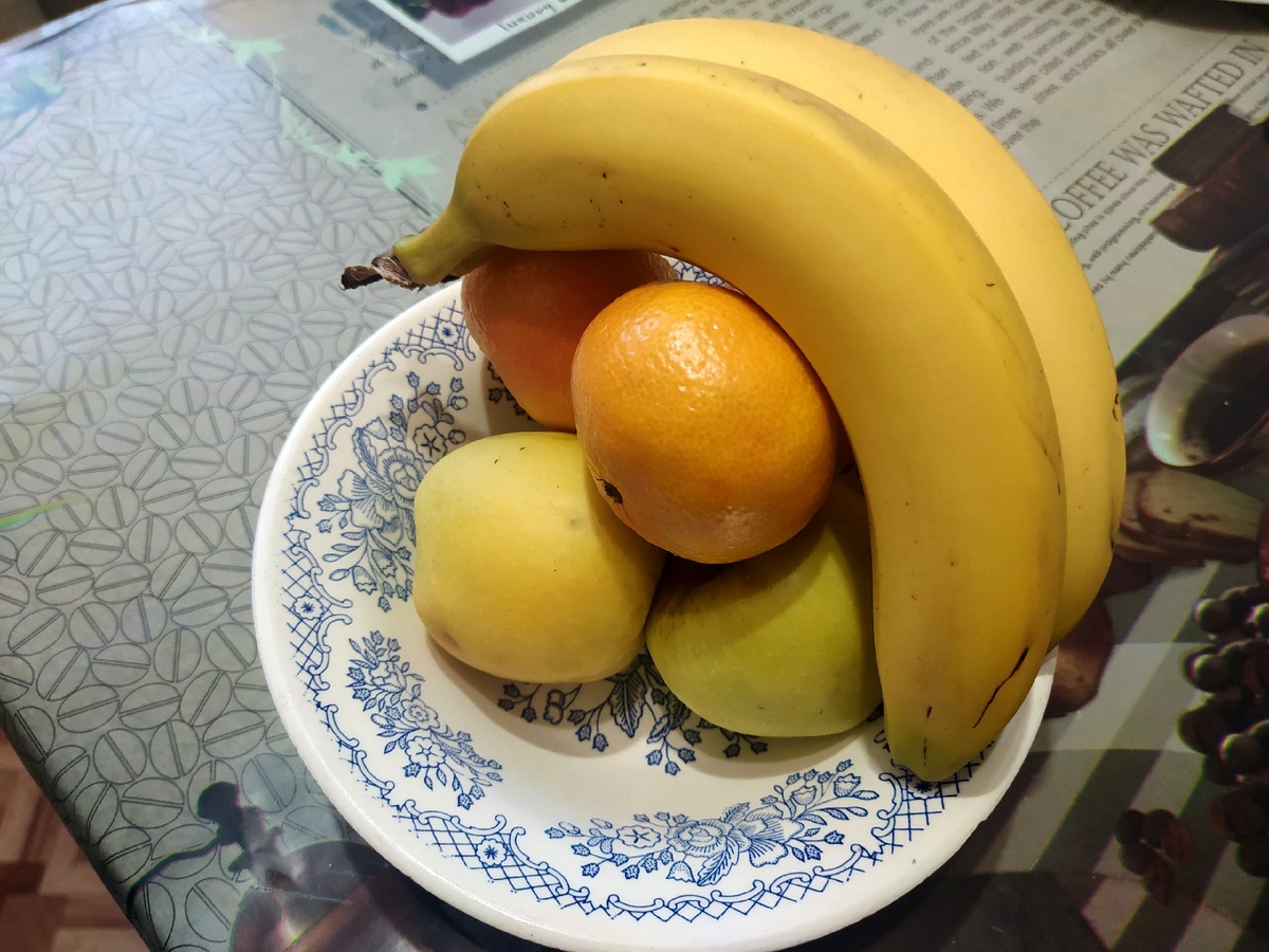 Основной набор фруктов в нашем доме..