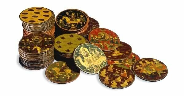 Карты ганджифа до сих пор изготовляются в области Раджистан (Индия)