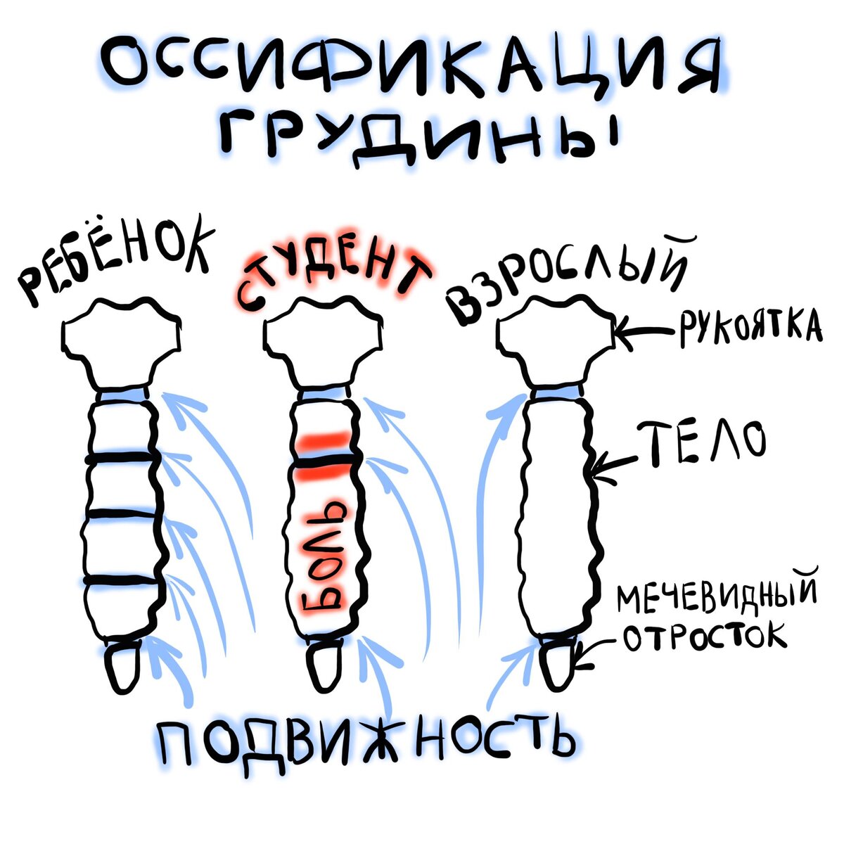 Боль и хруст в грудной клетке. Боли в грудной клетке при неврозе болит в грудной клетке посередине что это такое и отдает в спину Боль в грудной клетке