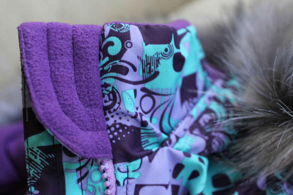  Молния с защитой от защемления подбородка. Мягкая и флисовая ткань.