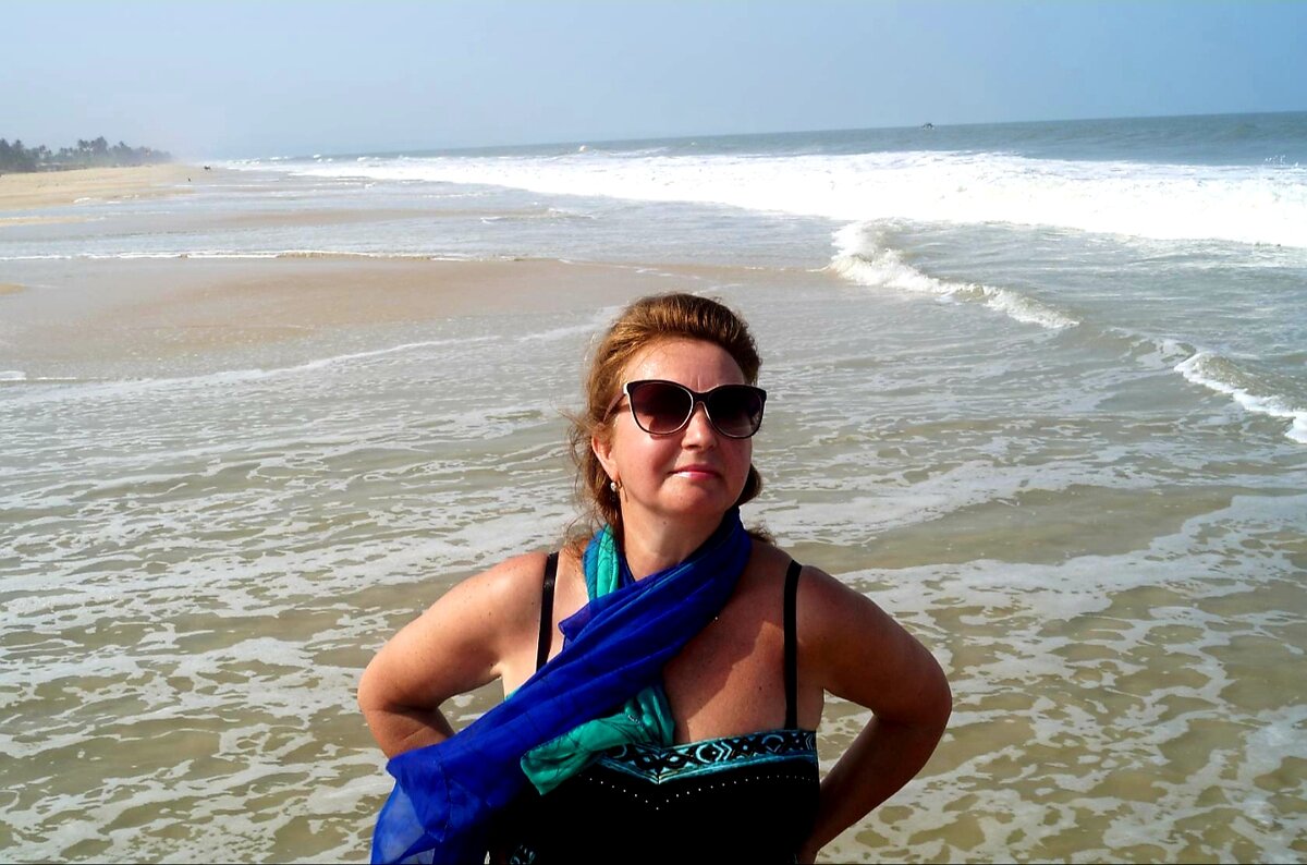 Южный ГОА. Пустынный пляж Варка.