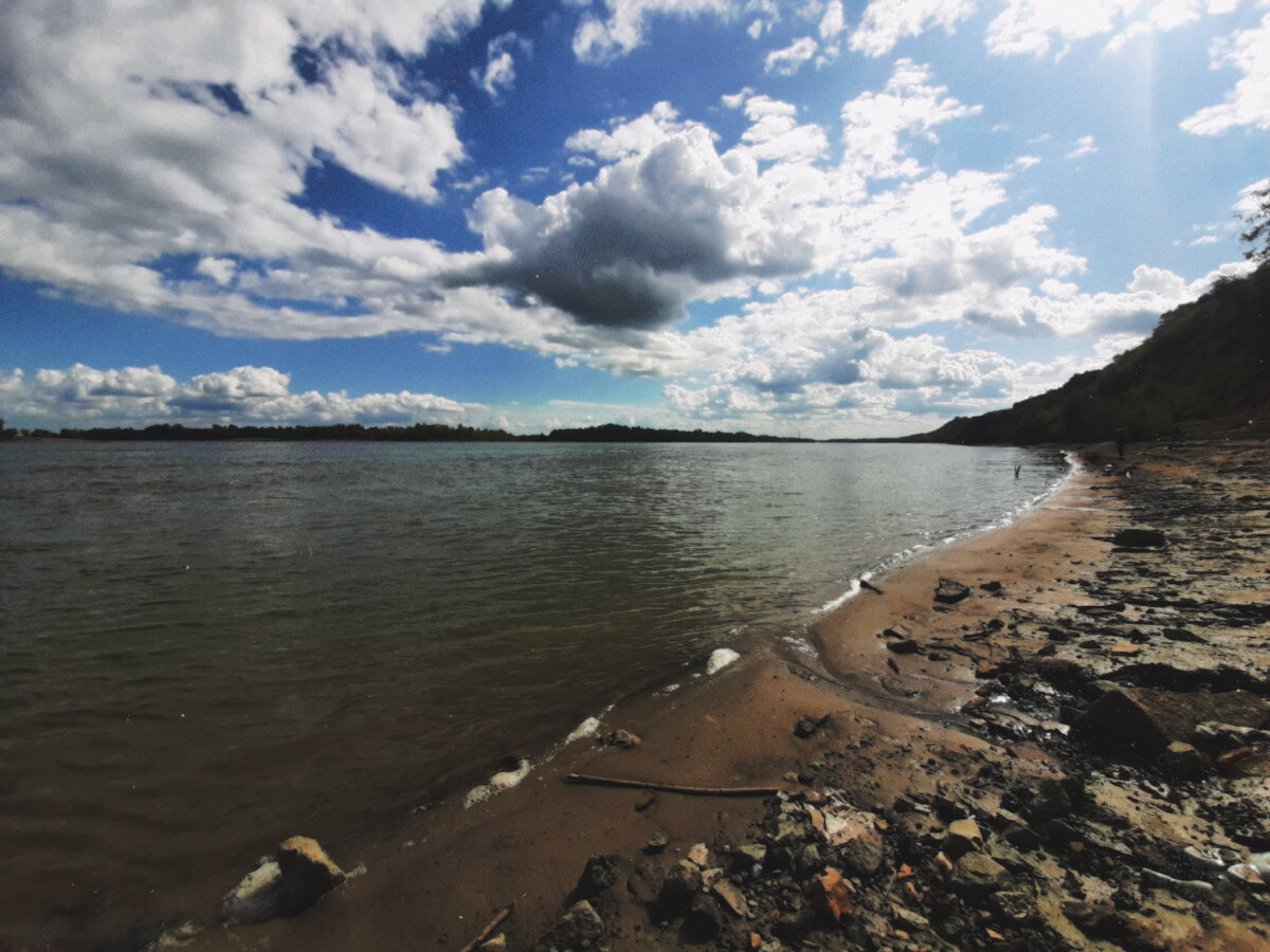 Берег сибирской реки. Фото автора