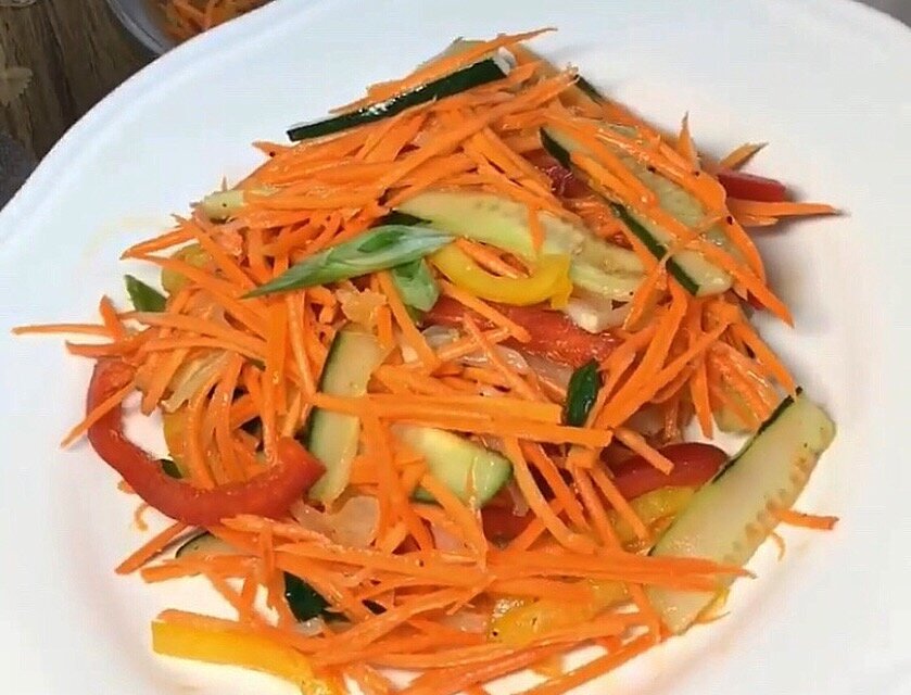 Салат любовь морковь