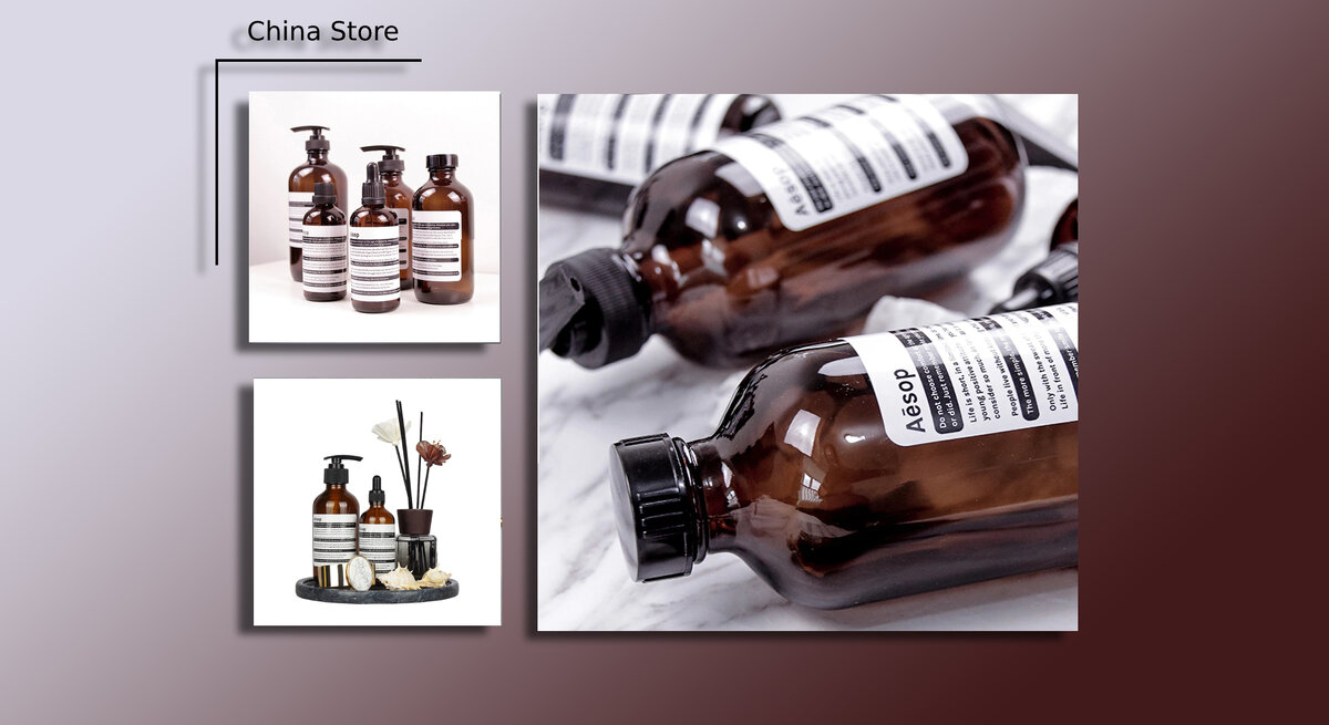 Емкости для хранения и использования косметических средств.