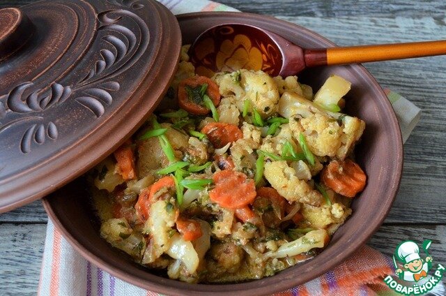     Рагу из цветной капусты