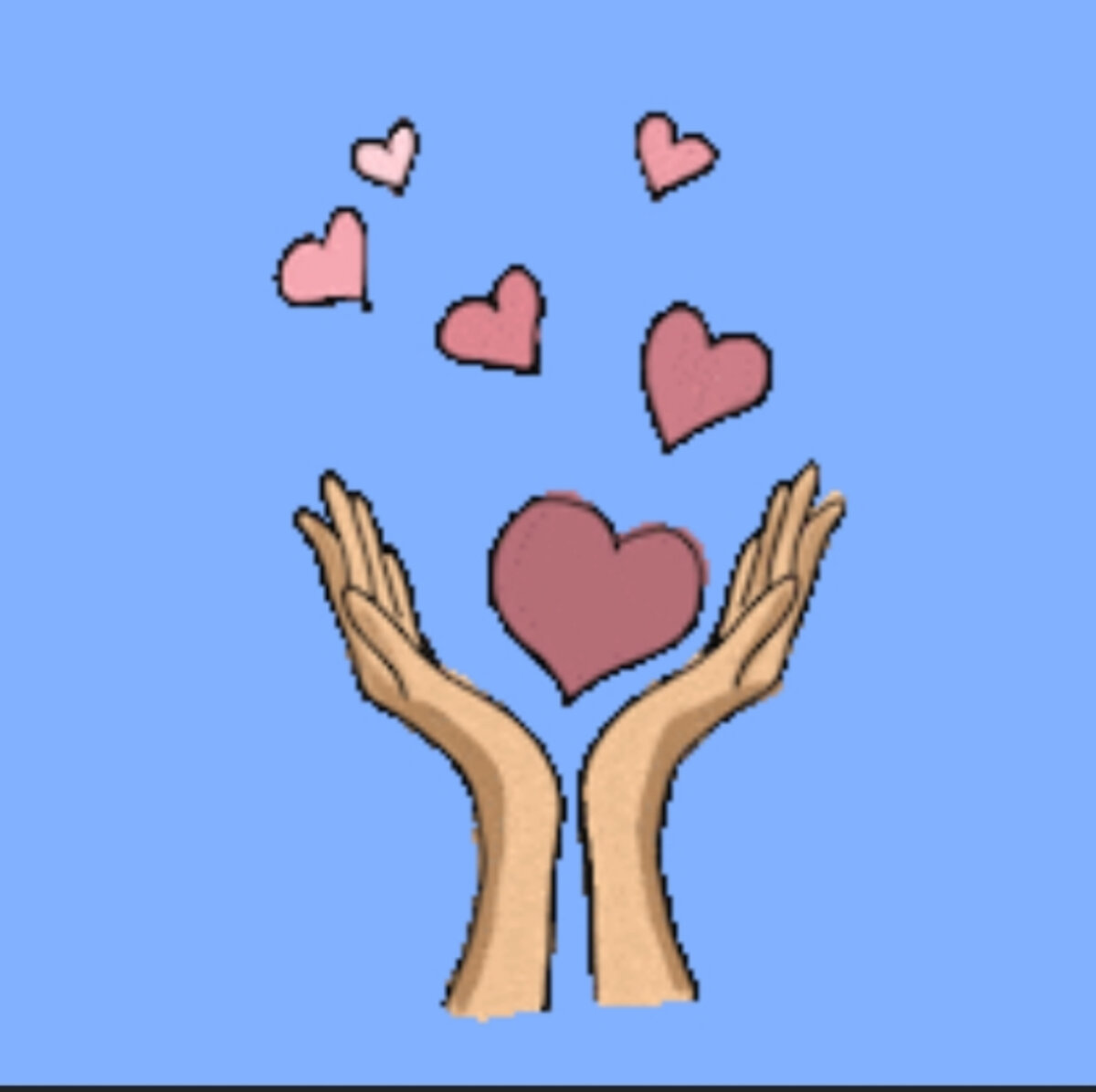 Подборка стикеров и обработка автора