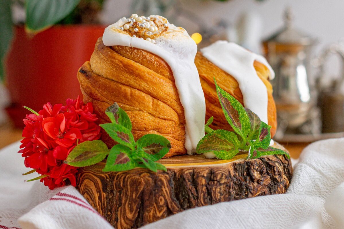 Вот такой кулич краффин получается! Необычный, красивый, а главное - вкусный!