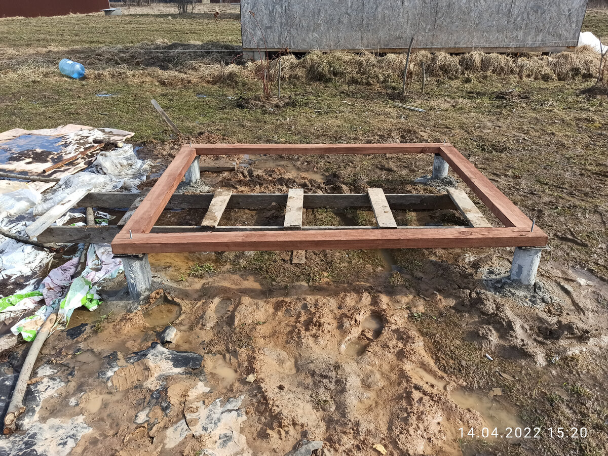 Обвязка из доски 50*100