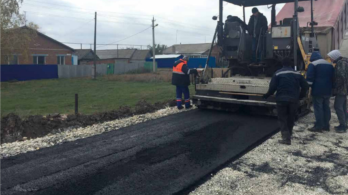 Асфальт на дороге из фосфогипса долго обходится без ямочного ремонта 