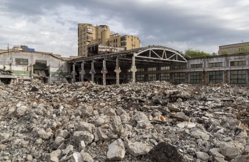 Руины метизного завода в Волгограде (иллюстрация из открытых источников)