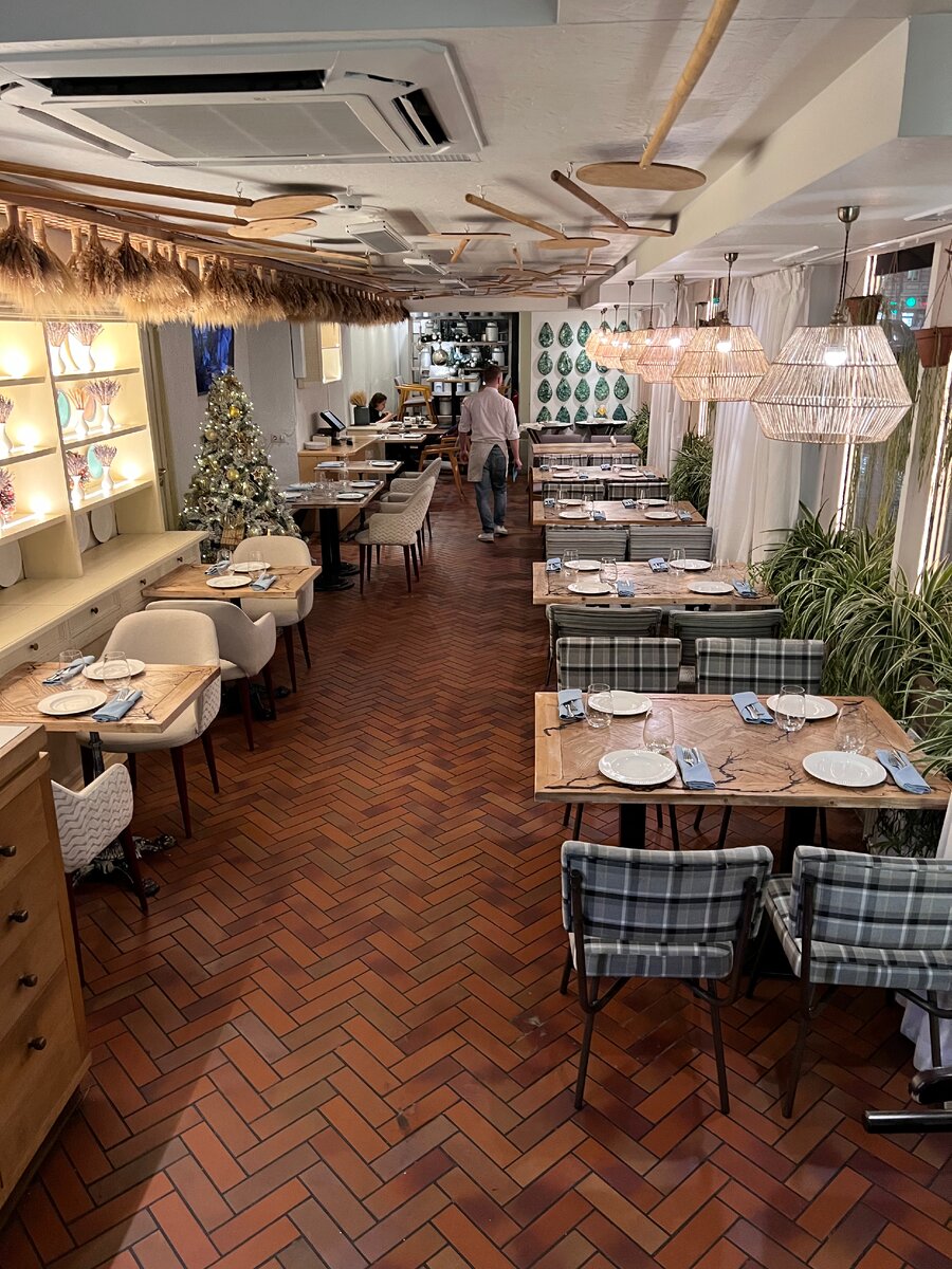 Первый этаж, тут достаточно тесно, но сносно :)