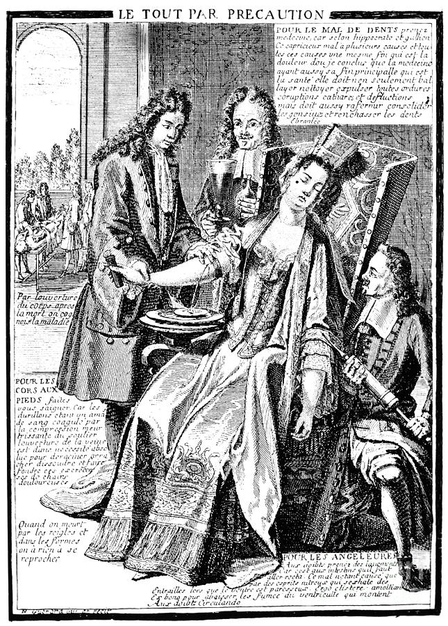 Кровопускание / 16th Century Photograph by Granger