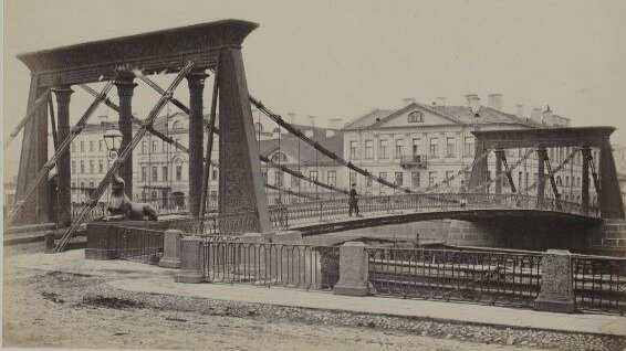 Египетский мост в 1826 году 