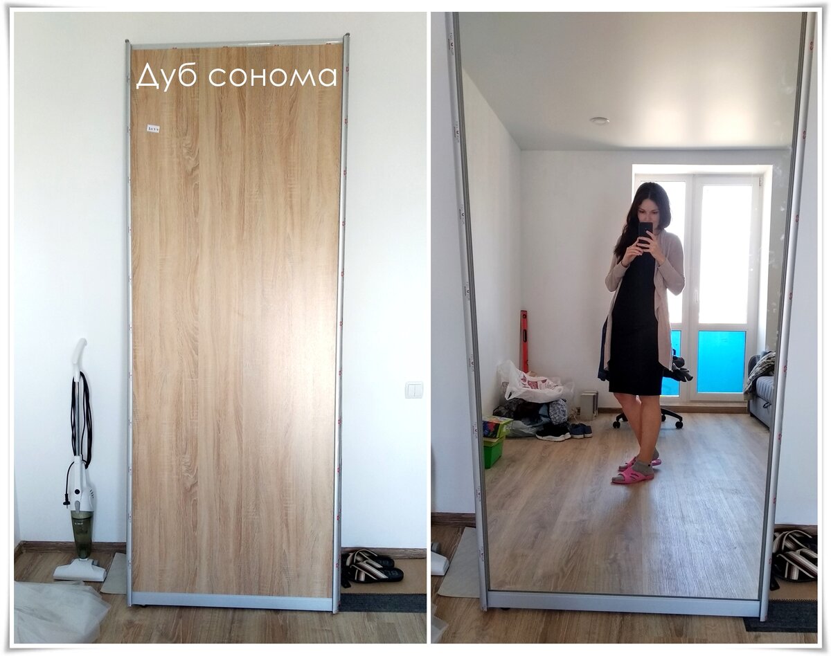 Шкаф-купе в процессе установки