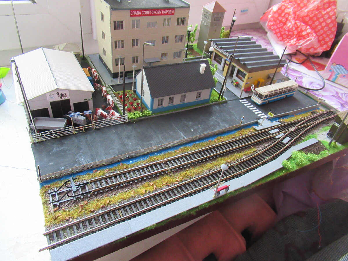 Общий вид диорамы "Новая Свалява" при дневном свете