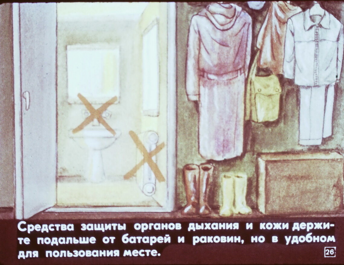 Учебный диафильм по ГО - подготовка дома (квартиры) к защите | Дневник  Вольного Сталкера | Дзен