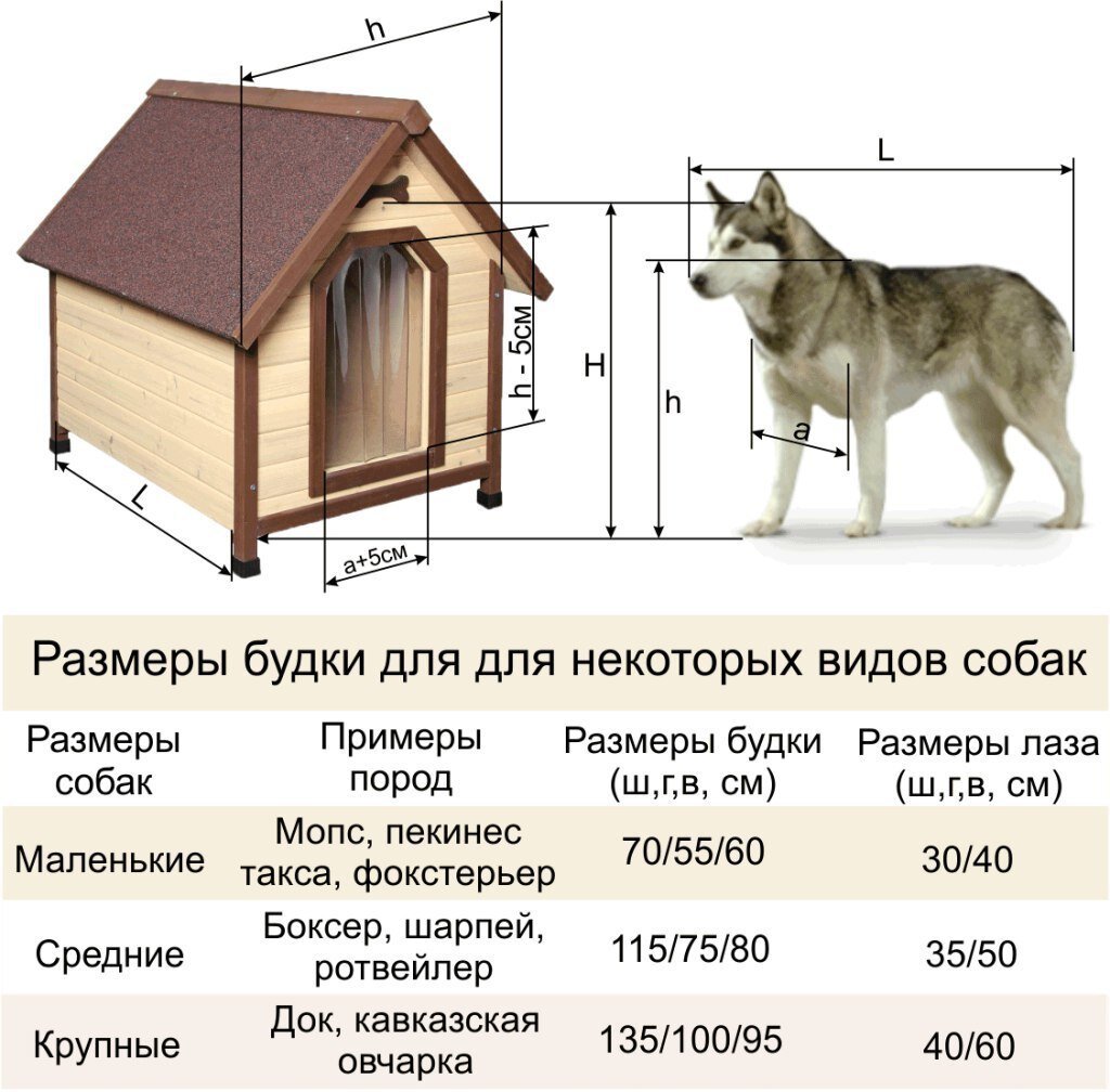 Будка для собаки своими руками: строим каркасную утепленную конструкцию