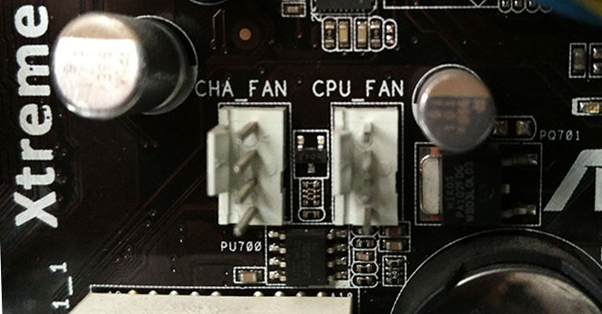 материнская плата CPU_FAN  CHA_FAN