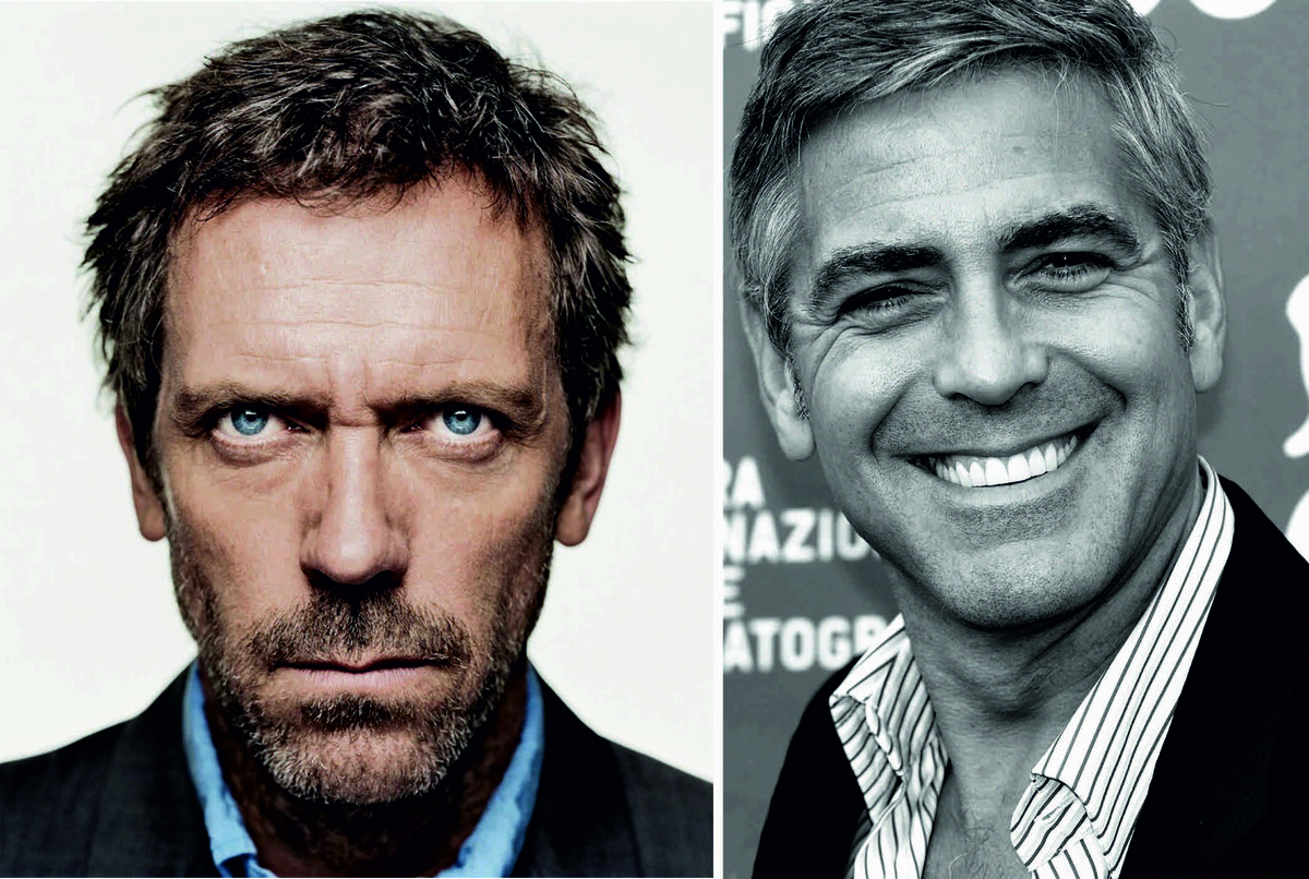 Хью Лори и Джордж Клуни