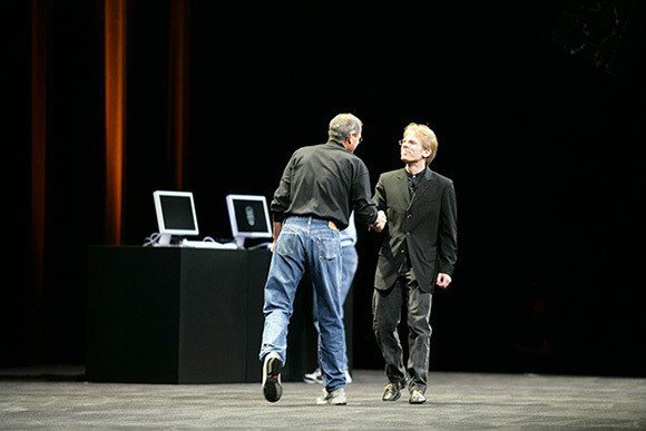 Стив Джобс (слева) и Джон Кармак (справа)