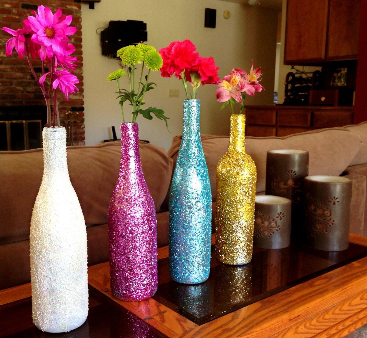 Мастер-класс: Креативные вазы из стеклянных бутылок (ВИДЕО) - malino-v.ru