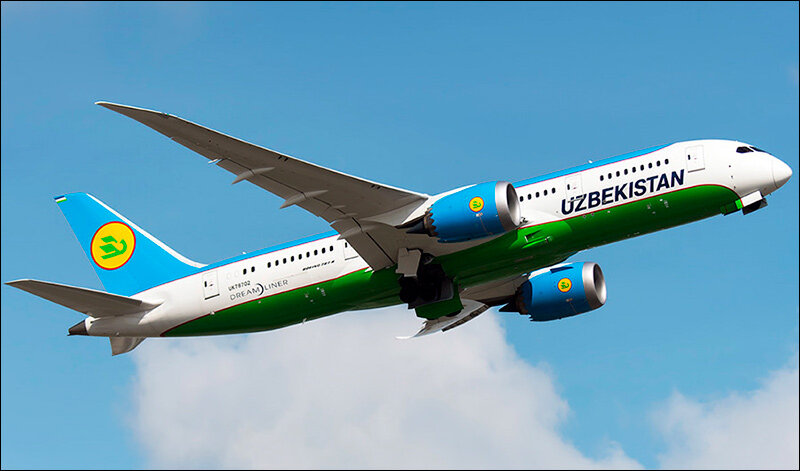  
Фото с сайта Spot.uzАвиакомпания «Узбекистон хаво йуллари» 