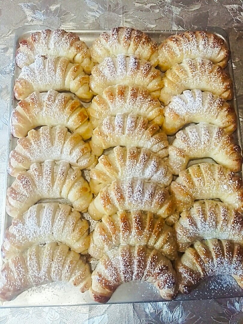 Слоеные рогалики