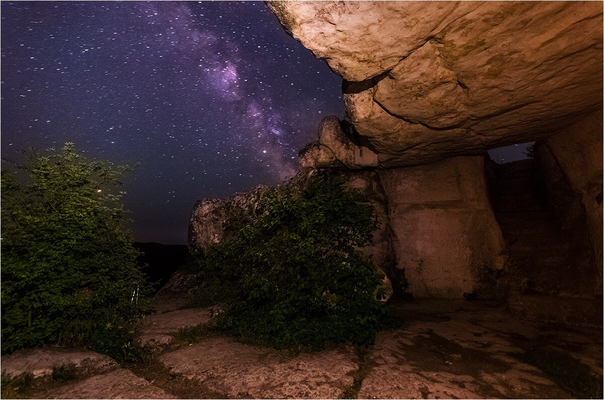 Звезды над Мангуп-Кале | crimea-photo | Дзен