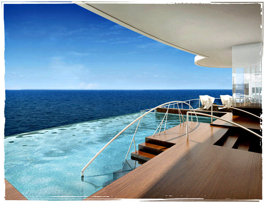 Отличный вариант отдыха для тех, кого успокаивают вода и невероятные виды с высоты 15-этажного дома 