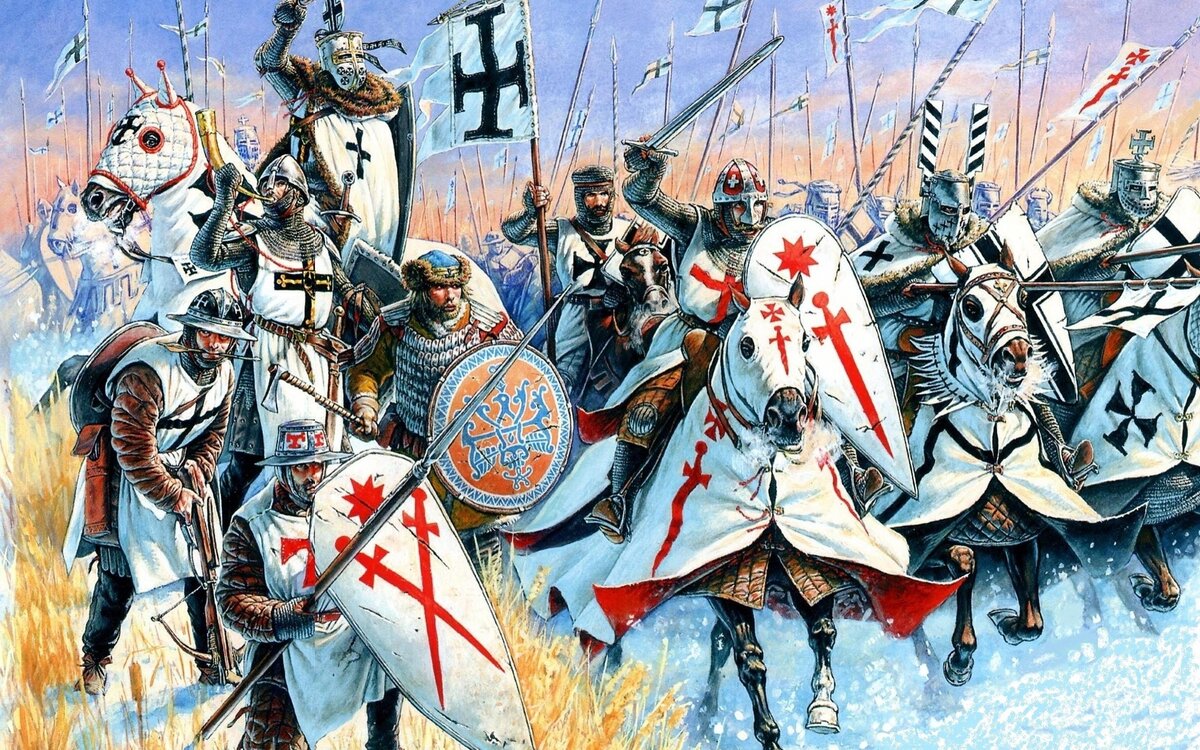                                                  "Крестовый поход и рыцарские ордена"