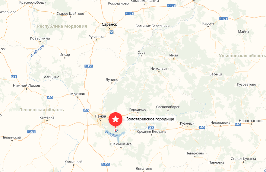 место описываемых событий