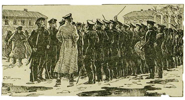 Иллюстрация к рассказу Л. Толстого - "После бала"