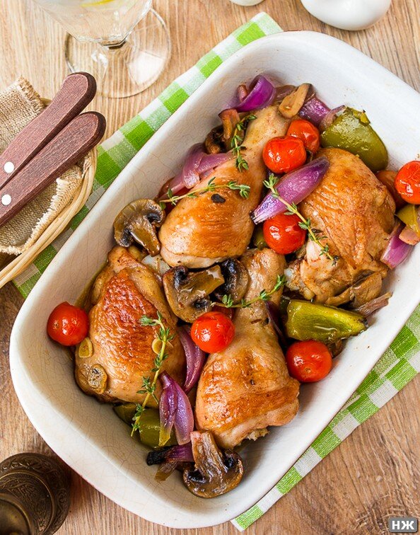 Жареная курочка,вах вах