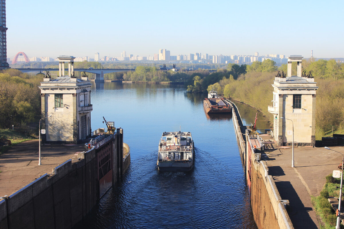 шлюз на москве реке