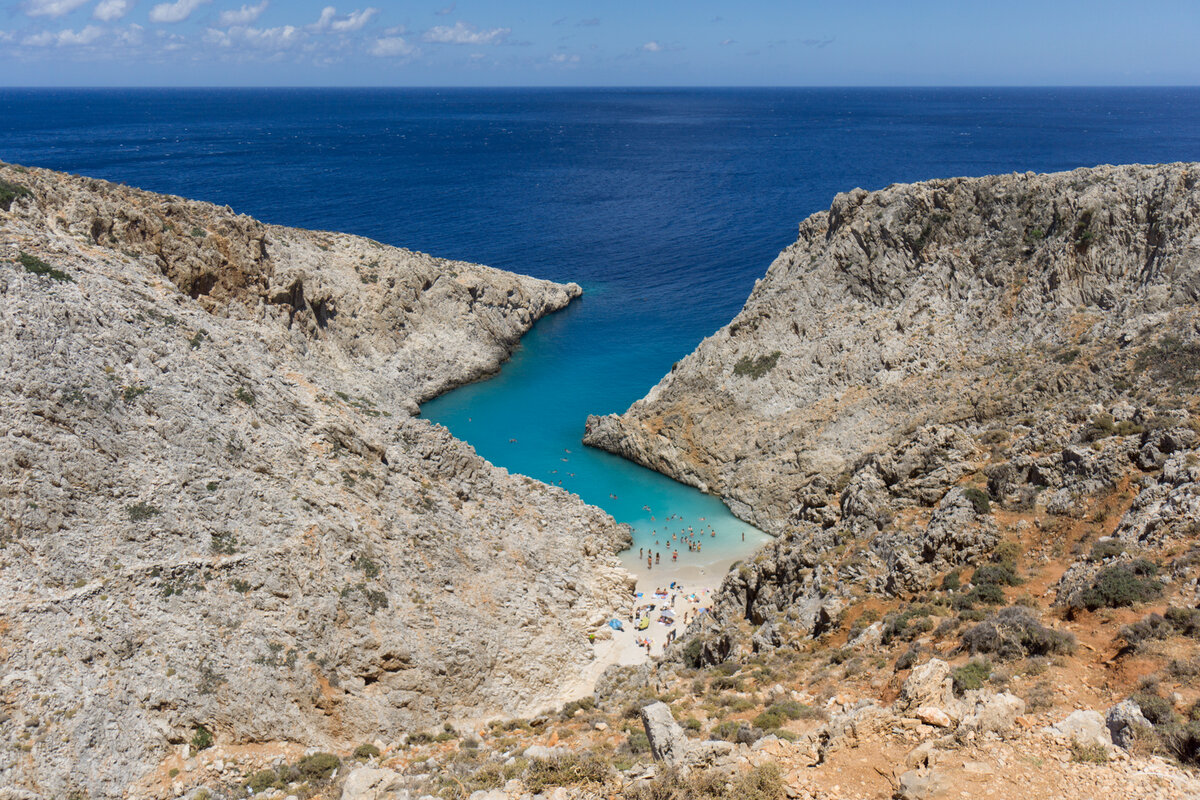 Греция, о. Крит, пляж Шайтан Лимани