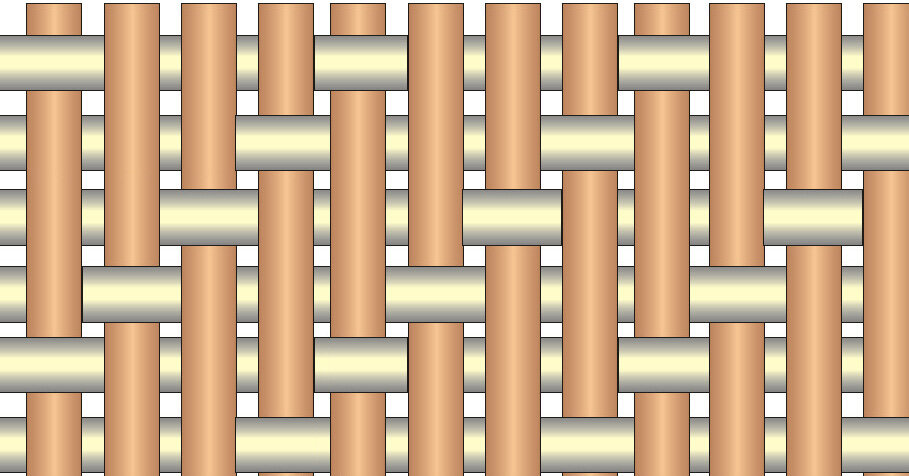 Саржевое плетение