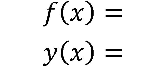 Функции f(x) и y(x)